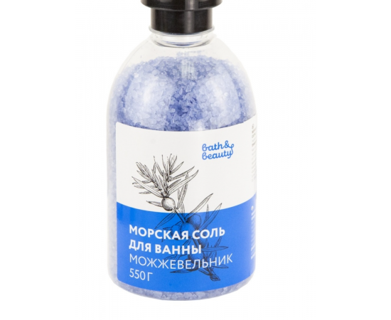 Морская соль Bath&beauty Можжевельник 550г  11-543