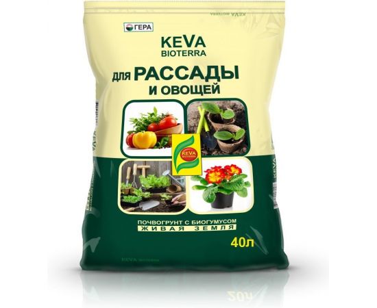 KEVA BIOTERRA для рассады и овощей 40л