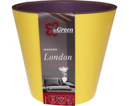 Горшок для цветов InGreen London D125 1л Спелая груша  ING1552СГ