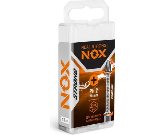 Бита PH2*70мм NOX STRONG  1шт  336270#