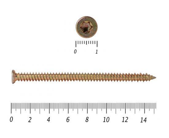 Шурупы оконные по бетону 7,5*152