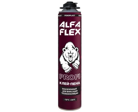 Клей-пена ALFA Flex PROFI монтажная всесезонная 1000мл  756632