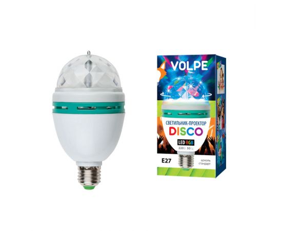 Диско-лампа LED ULI-Q301 E27 RGB Volpe  09839/46646