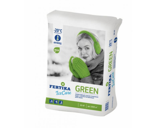 Антигололедный реагент ICECFRE GREEN 20кг Фертика