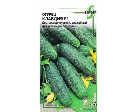 Семена Дом Семян Огурец Клавдия F1 8шт