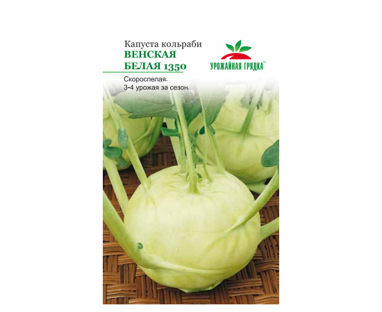 Семена СеДеК Капуста кольраби Венская белая 1350 0,5г