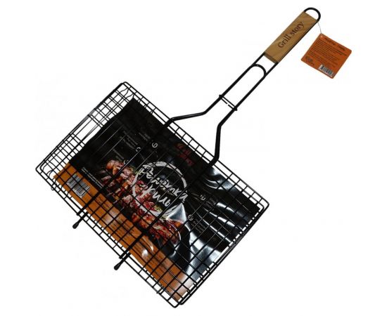 Решетка -гриль Grill Story 34х22х2 12110101 Универсальная Средняя с антипригарным покрытием