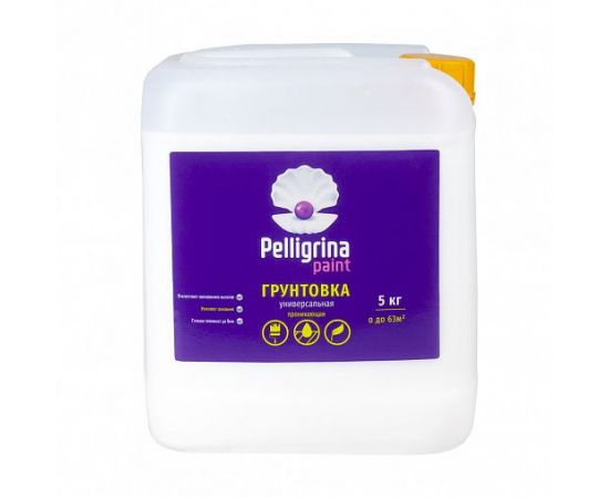 ГРУНТОВКА ПРОНИКАЮЩАЯ УНИВЕРСАЛЬНАЯ 5 КГ (6) "PELLIGRINA PAINT" 231241