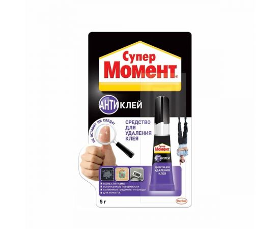 Средство для удаления клея Супер МОМЕНТ АНТИКЛЕЙ 4г 271190