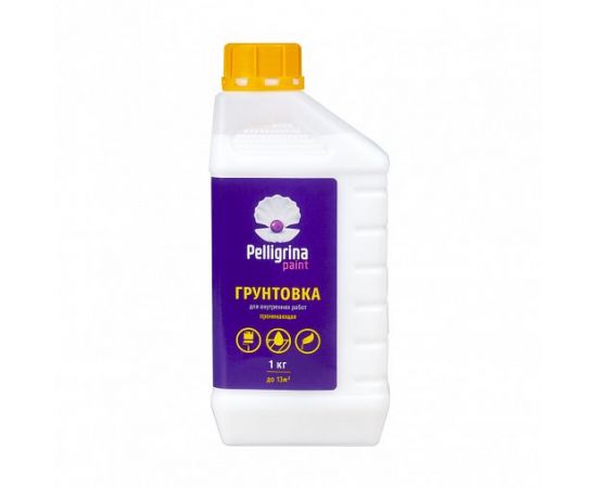 ГРУНТОВКА ПРОНИКАЮЩАЯ для внутр. работ 1 КГ  "PELLIGRINA PAINT" 231237