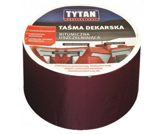 Лента кровельная битумная 15см*10м коричн. Tytan Professional  00066/25578