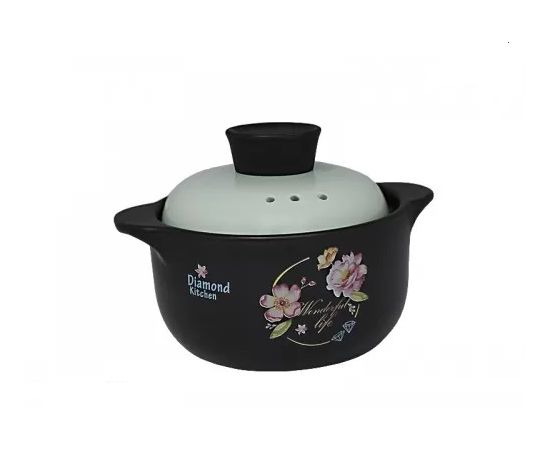 Кастрюля 1,0л DIAMOND KITCHEN керамика  225-035