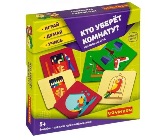 Настольная игра Bondibon "Кто уберет комнату?"