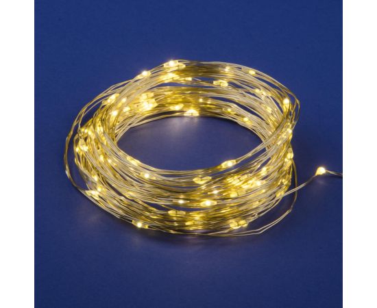 Гирлянда светодиод. Роса 10м 100св. 3*LR06 ULD-S1000-100/SCB/3AA WARM WHITE IP20  UL-00005482