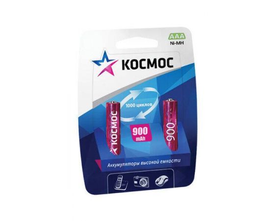 Аккумулятор R03 NI-MH 900mah Космос  12219