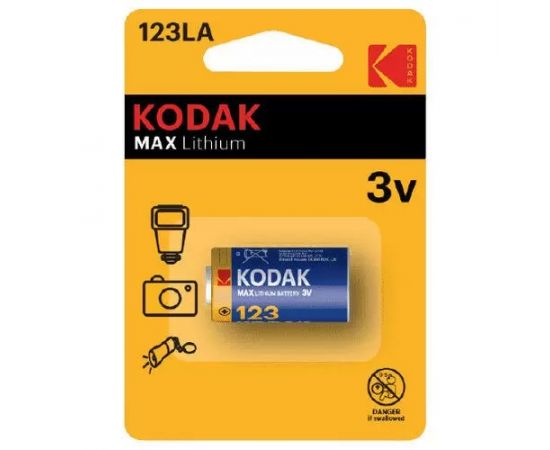 Элемент питания CR123 Kodak  12122