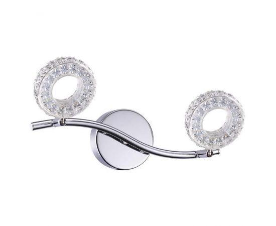 Хром Спот 2*6W LED 4000K 960Лм  3602/12WL 0038949