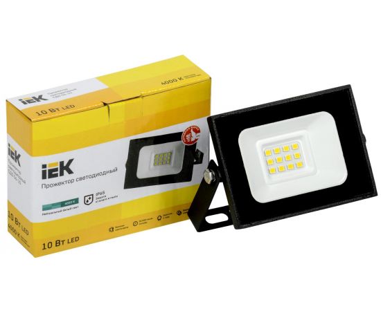 ИЭК Прожектор светодиодный СДО-06-10  4000К  IP65  1222324