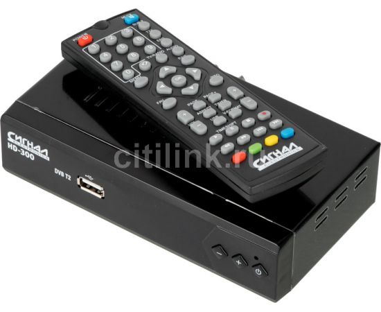 Ресивер эфирный цифровой Сигнал DVB-T2 HD-300  54452