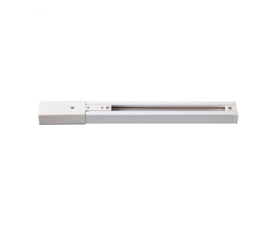 135000 NT18 014 Шинопровод белый с токопроводом и заглушкой 1м IP20 220V 0038773