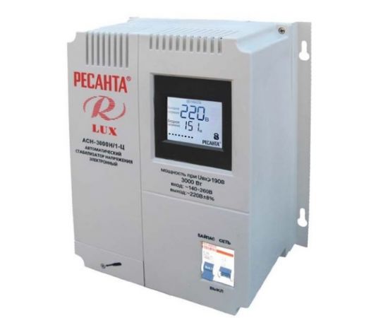 Стабилизатор напряжения  АСН-3000Н/1-Ц серии LUX  РЕСАНТА