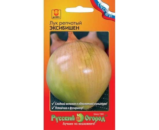 Семена Русский Огород Лук репчатый Эксибишен 0,2г