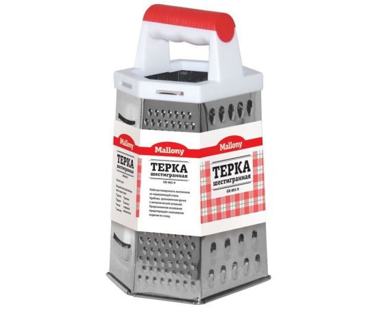 Терка шестигранная 23см нерж 965005/ 381324