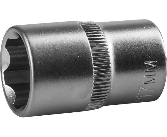 Головка торцовая ЗУБР 1/2" 17мм SUPER LOCK 27725-17