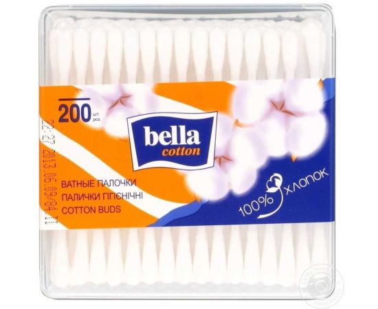 Ватные палочки BELLA 200шт