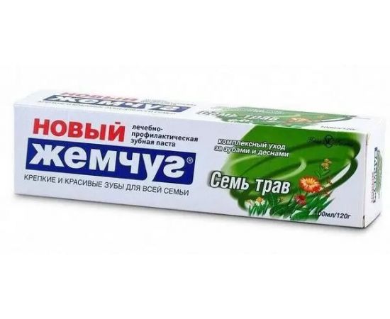 Зубная паста НОВЫЙ ЖЕМЧУГ 7 трав 100мл
