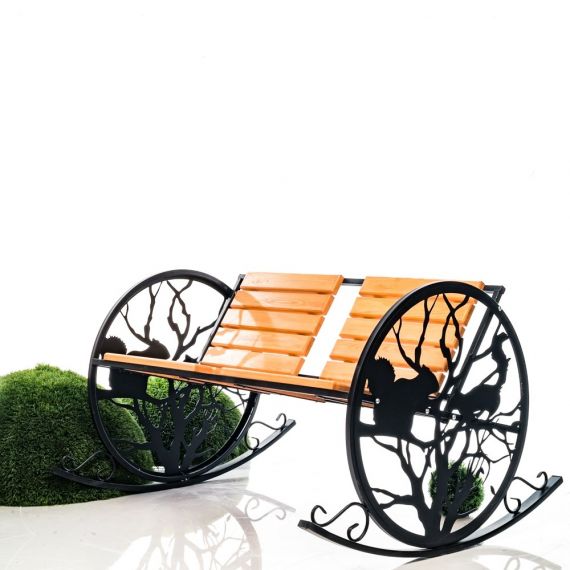 Кресло-качалка средняя 301-005 Белки, изображение 2