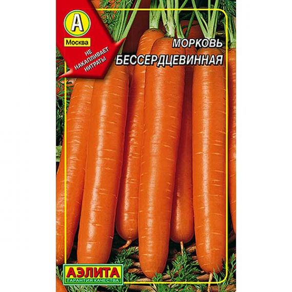 Семена Аэлита Морковь Бессердцевинная 4г