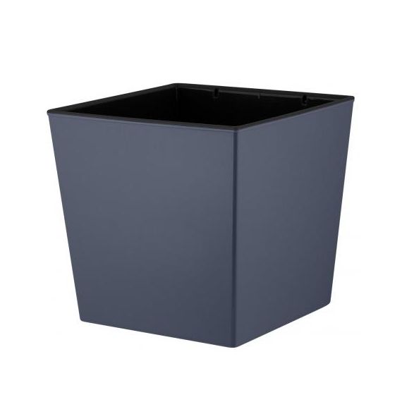 Горшок для цветов InGreen London cube 4,2л вулканический серый  ING780010026