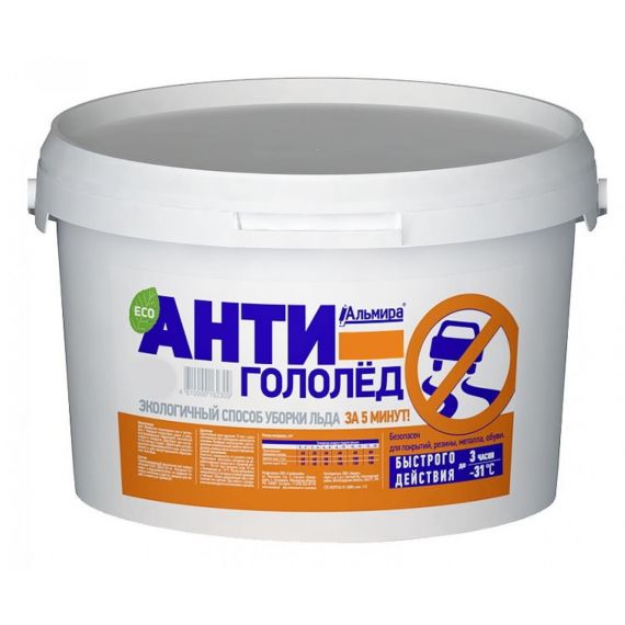 Антигололед быстрого действия Альмира 2кг  0961