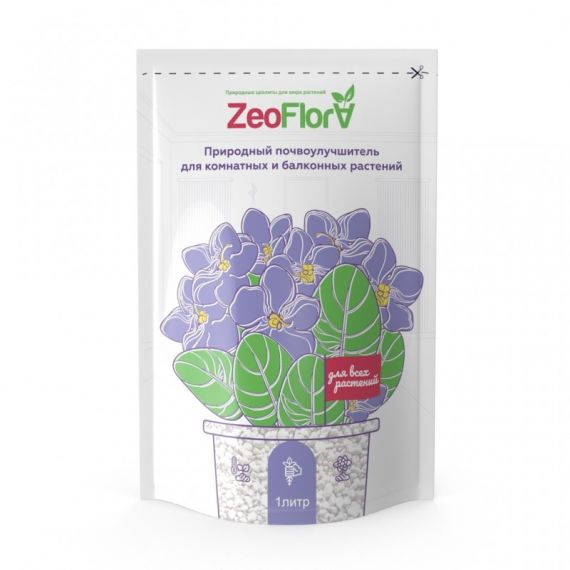 ZEOFLORA Почвоулучшитель д/комн. и балконных 1,0л