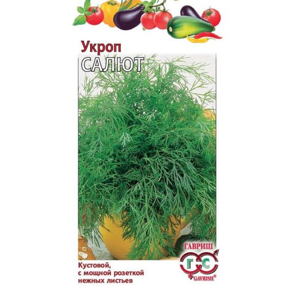 Семена ГАВРИШ УКРОП Салют 2,0г