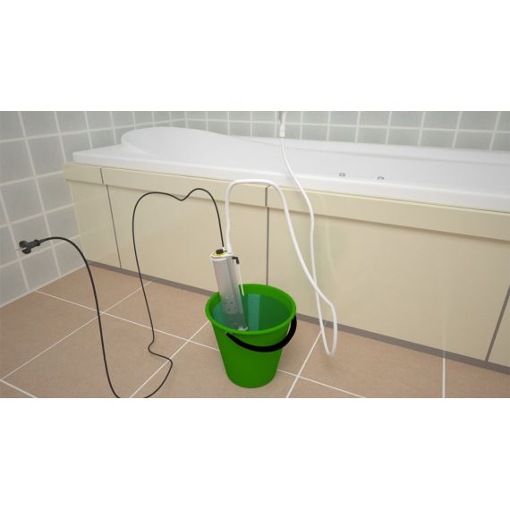 Переносной душ с водонагревателем и душевой насадкой Энергия 1300 без датчика воды для горизонтальной установки, изображение 2