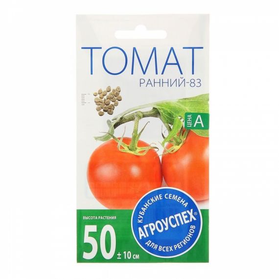Семена АГРОУСПЕХ ТОМАТ РАННИЙ-83 0,3г  212169