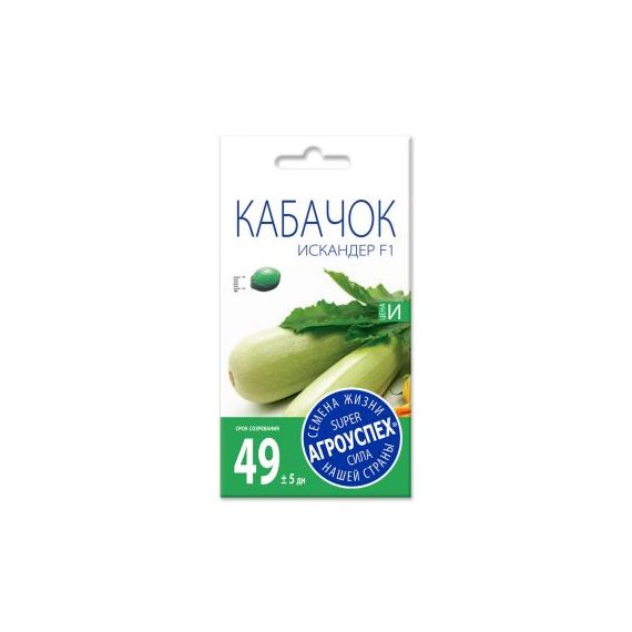 Семена Агроуспех КАБАЧОК Искандер F1 5шт