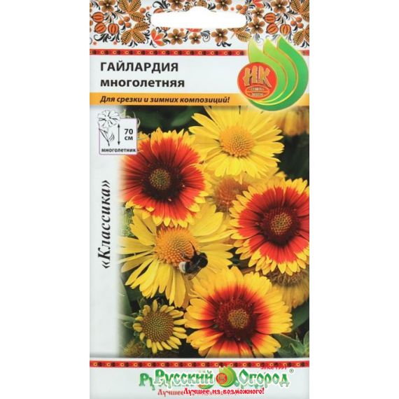 Семена РУССКИЙ ОГОРОД Гайлардия многолетняя смесь 702395