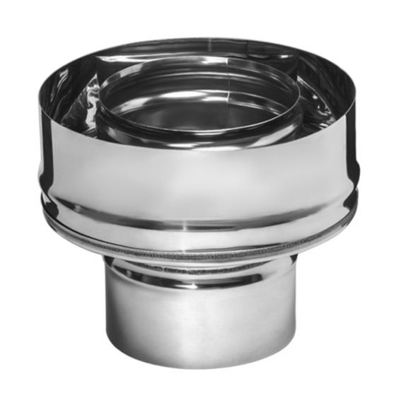 Переход с однок. на двухконт.нерж.+оц.(0,5мм) 115*200, изображение 2