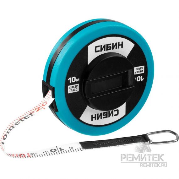 Мерная лента фибергласс СИБИН 10м  34154-10