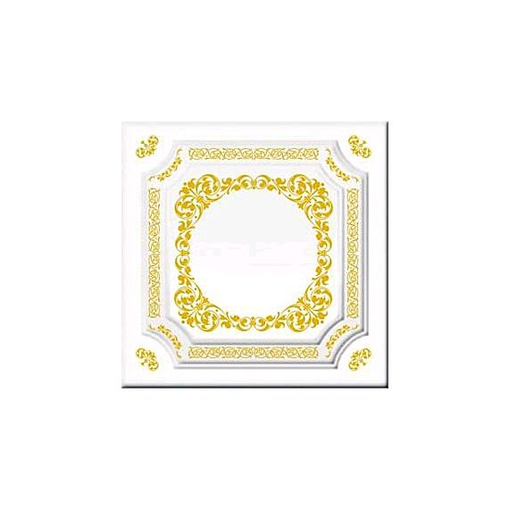 Плита потол. ФЛЕКС-К Ф1-002 золото 50*50см