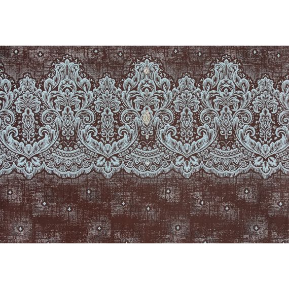 Портьера АМЕЛИЯ 180*260 шоколад-мята, изображение 2