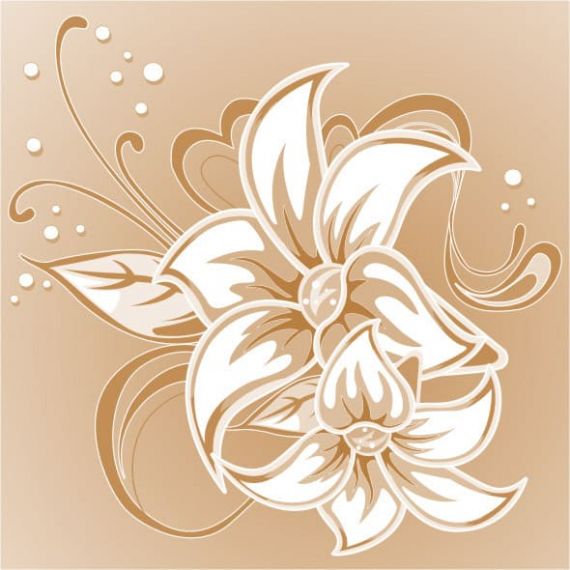 Плита потол. ФЛЕКС-К МАГНОЛИЯ кофе 50*50см