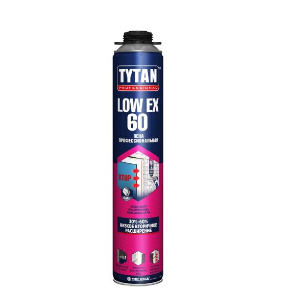 Пена монтажная TYTAN PROFESSIONAL LOW EXPANSION 60" 750мл 243706