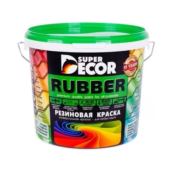 Резиновая краска SuperDecor № 9 Лесная сказка 6кг