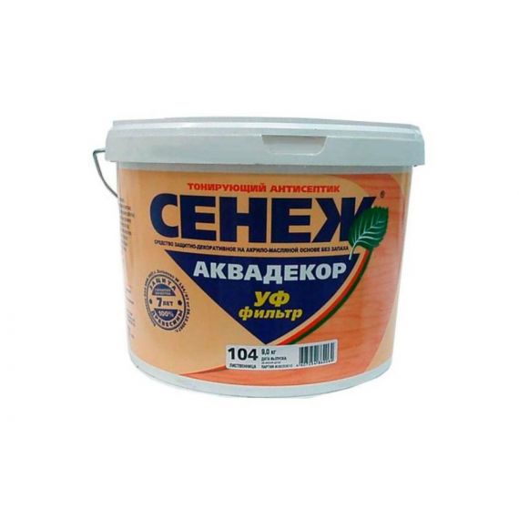 СЕНЕЖ Аквадекор 9,0 кг Х2-104 ЛИСТВЕННИЦА