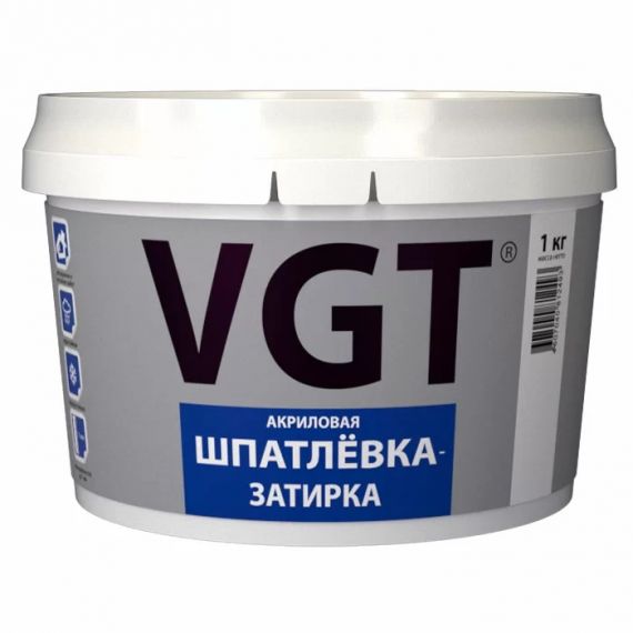 Шпатлевка-затирка водостойкая ВГТ 1кг