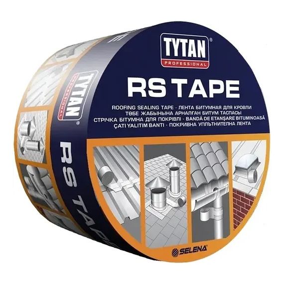 Лента кровельная битумная 15см*10м кирпич Tytan Professional  249163